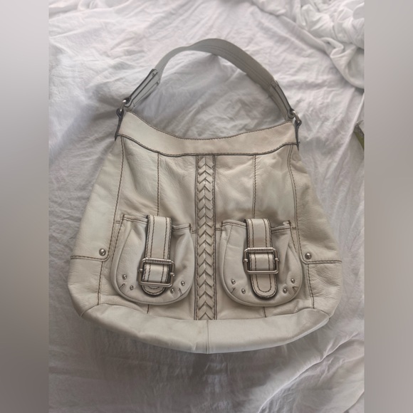 Tiganello Cream Leather Bag - Picture 3 of 10